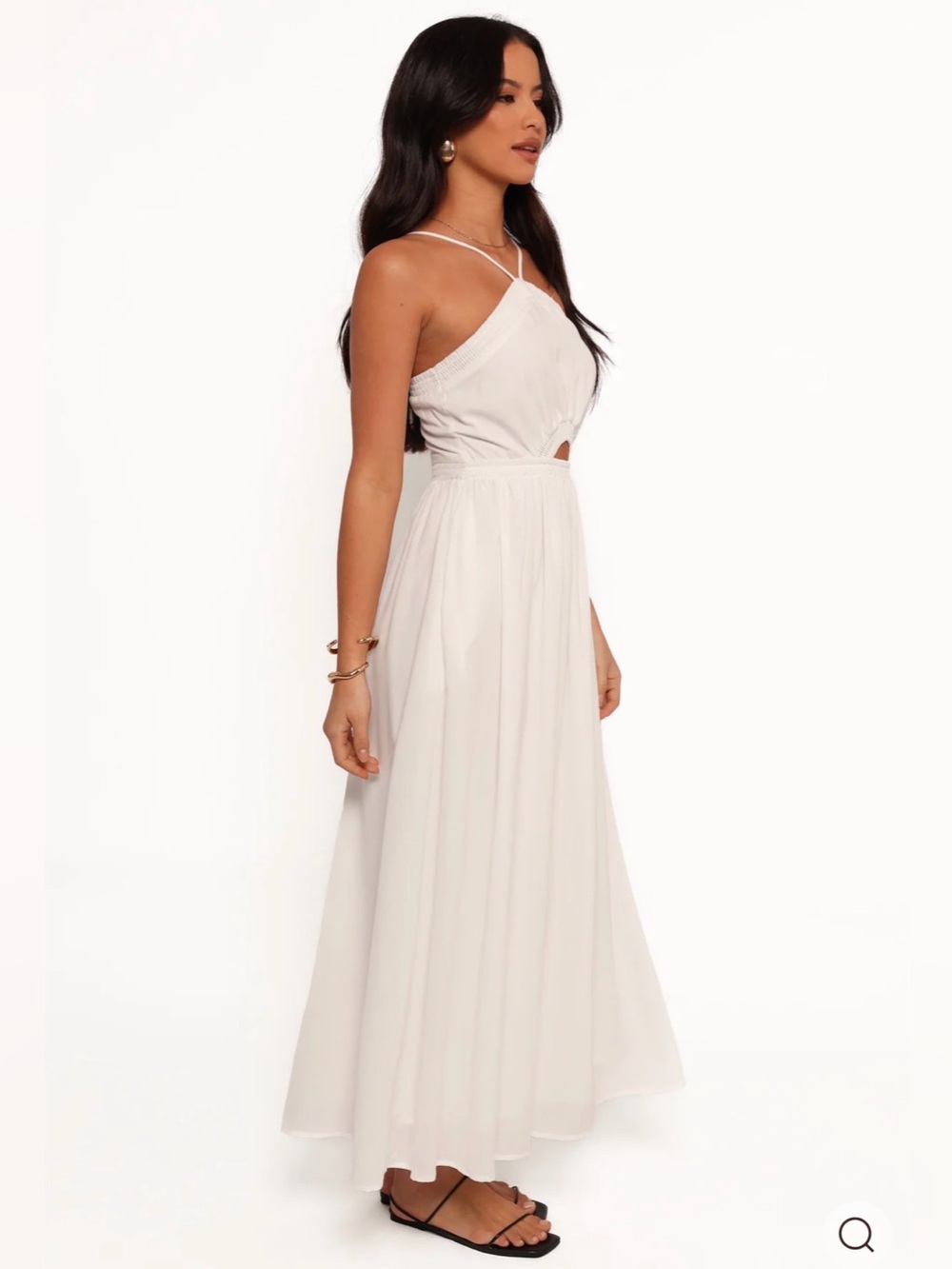 NWT- Petal & Pup Madi Maxi Dress, White, size Medium - Picture 5 of 13